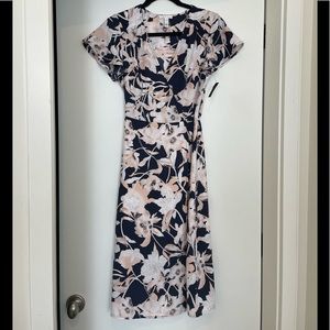 Floral Wrap Dress XS NWT